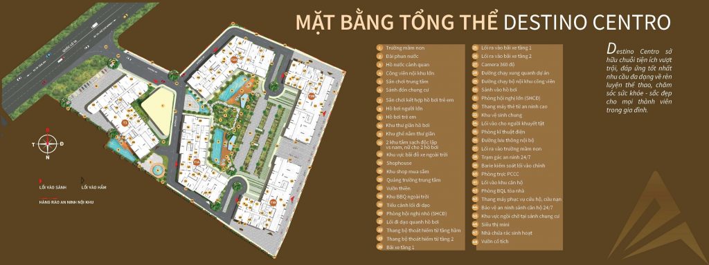 mặt bằng tổng thể dự án eleva